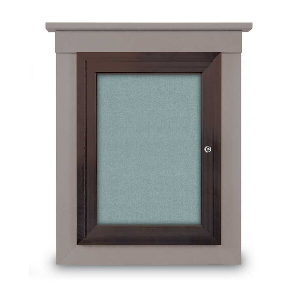 Sliding Glass Enclosed Letterboard, 60"x3